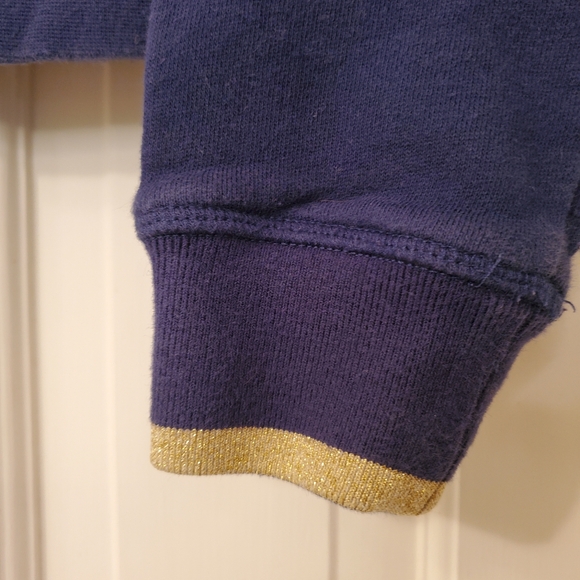 Mini Boden navy Unicorn applique sweatshirt - Picture 5 of 9